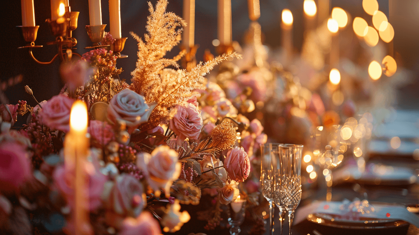 A sophisticated 40th birthday celebration with elegant decor and meaningful gifts